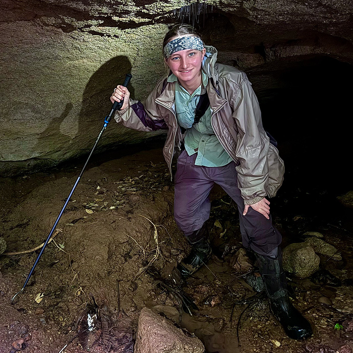 Portrait of herpetologist Sam Schenker